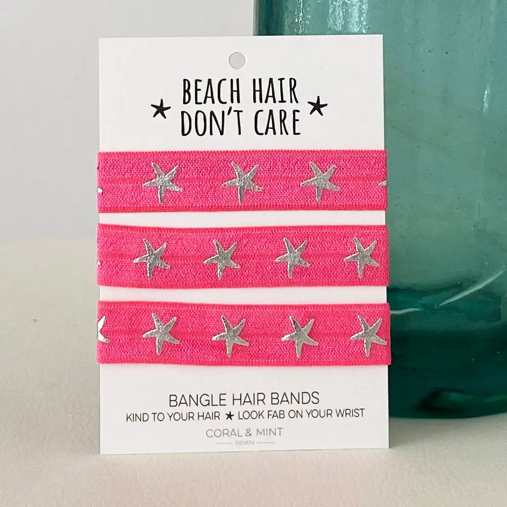Beach hair don't care hair bangle - Eve & Flamingo