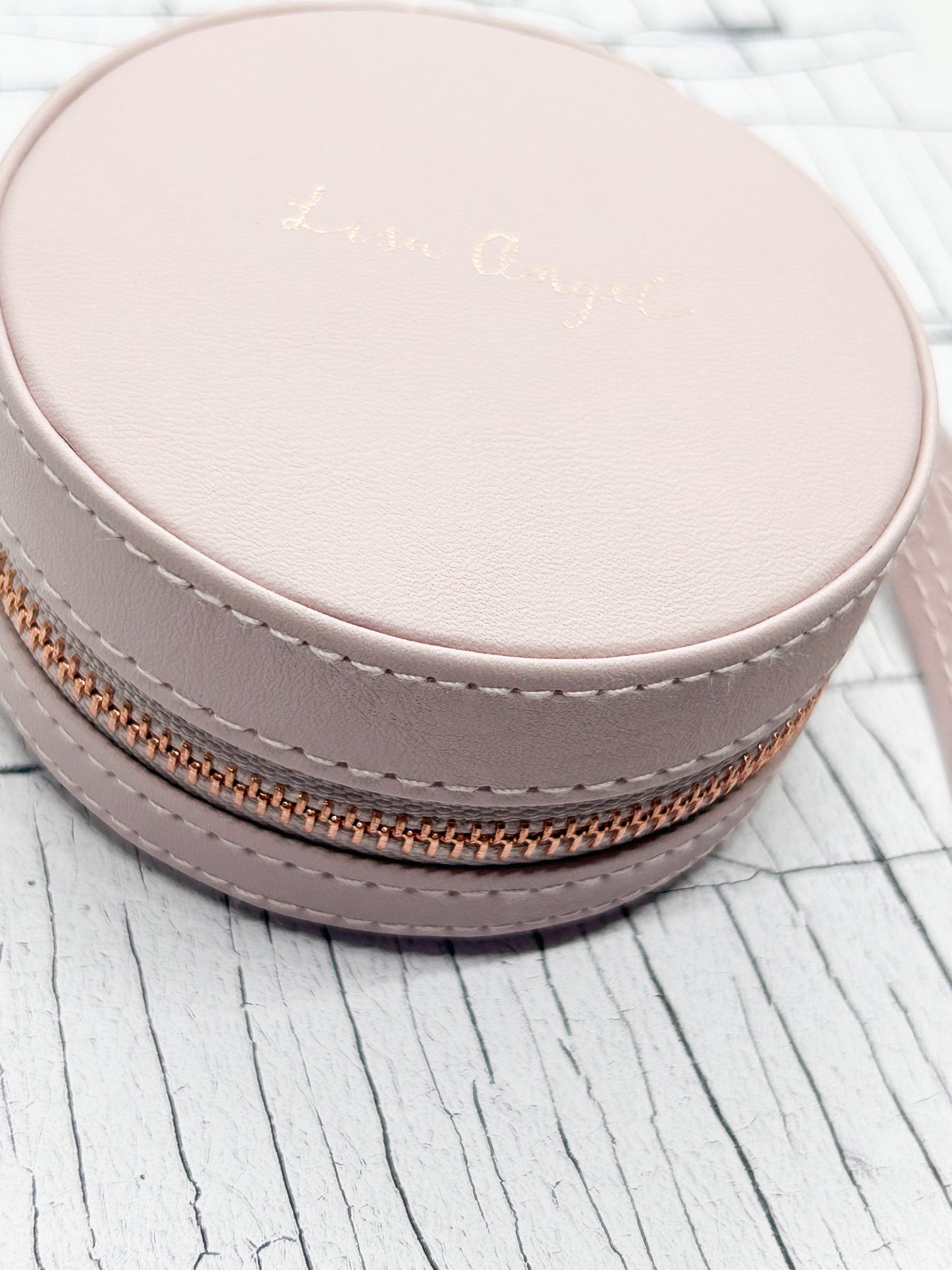 Faux leather jewellery case - Eve & Flamingo 