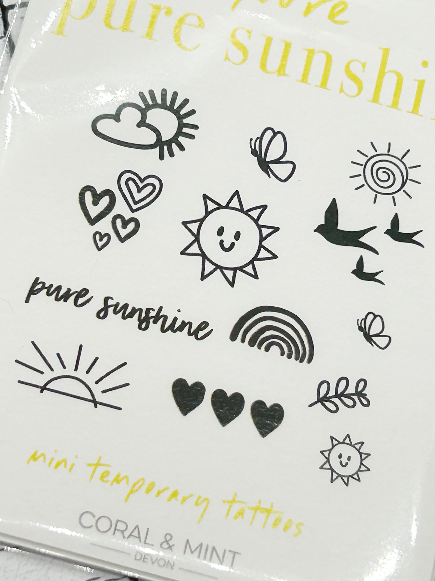 You'Re my Pure Sunshine - Temporary Tattoos