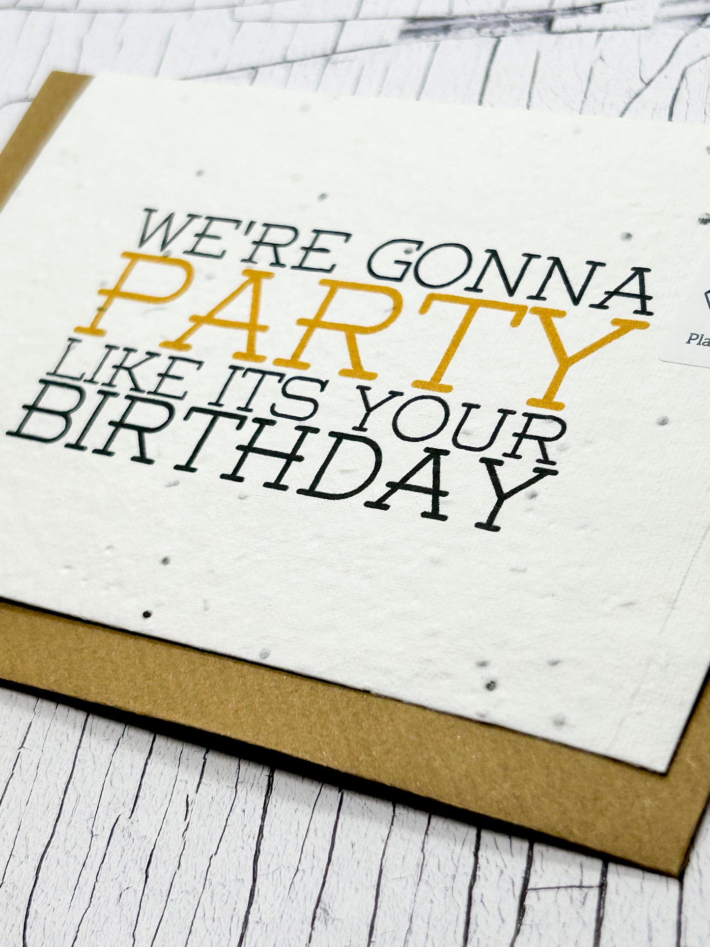 Seed Paper Card - Birthday