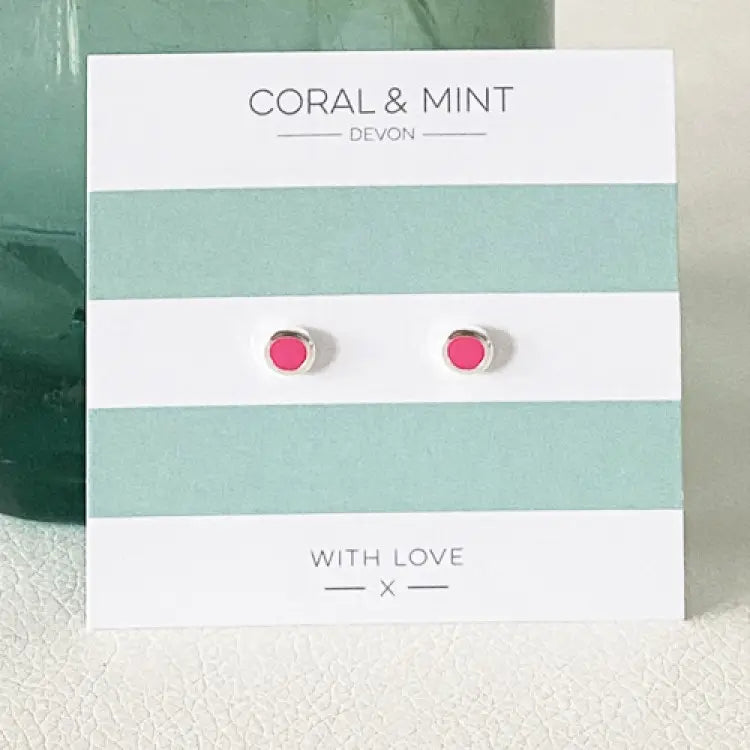 Coral & Mint earrings - Eve & Flamingo