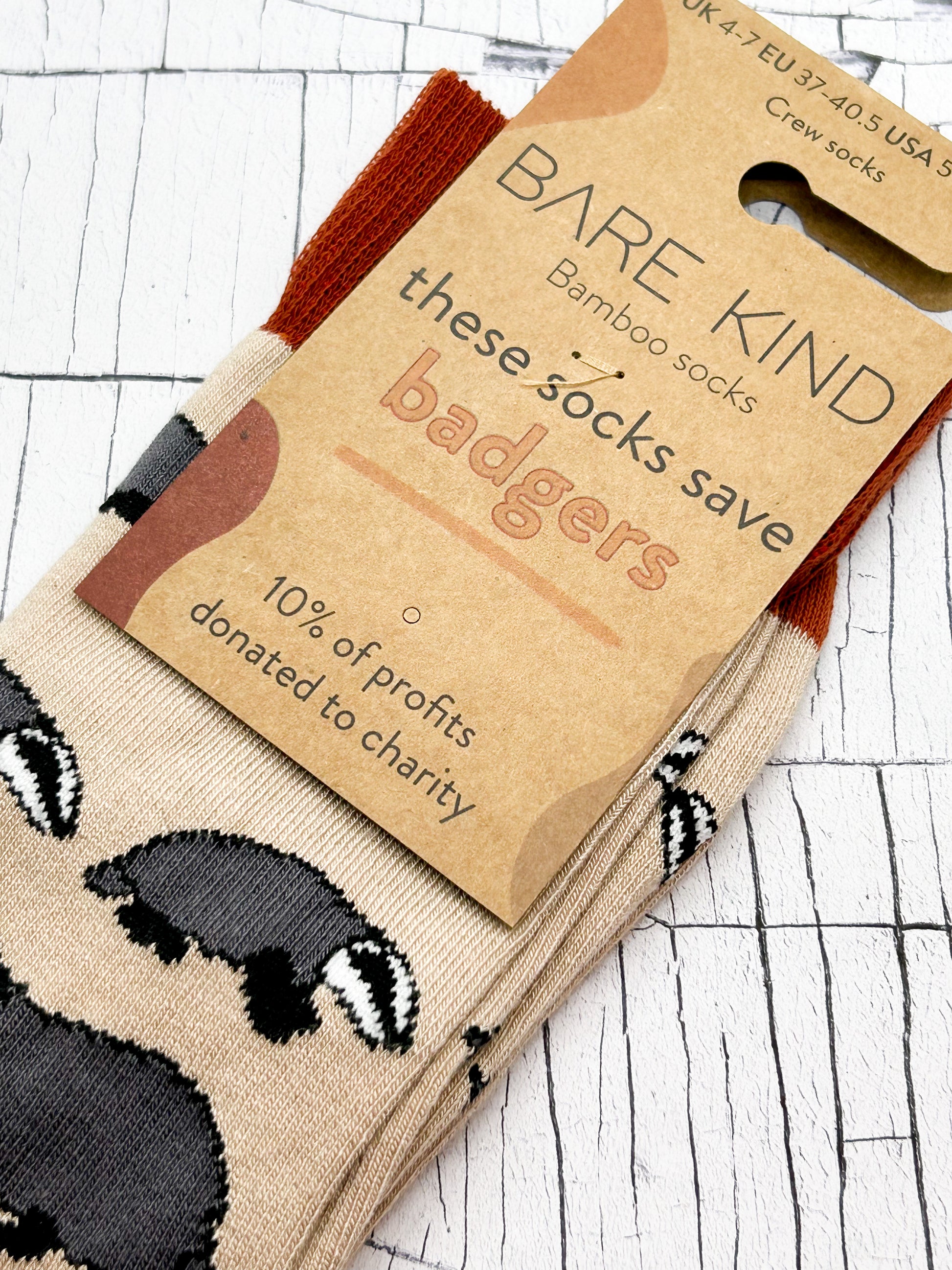 Badger socks - eve & Flamingo