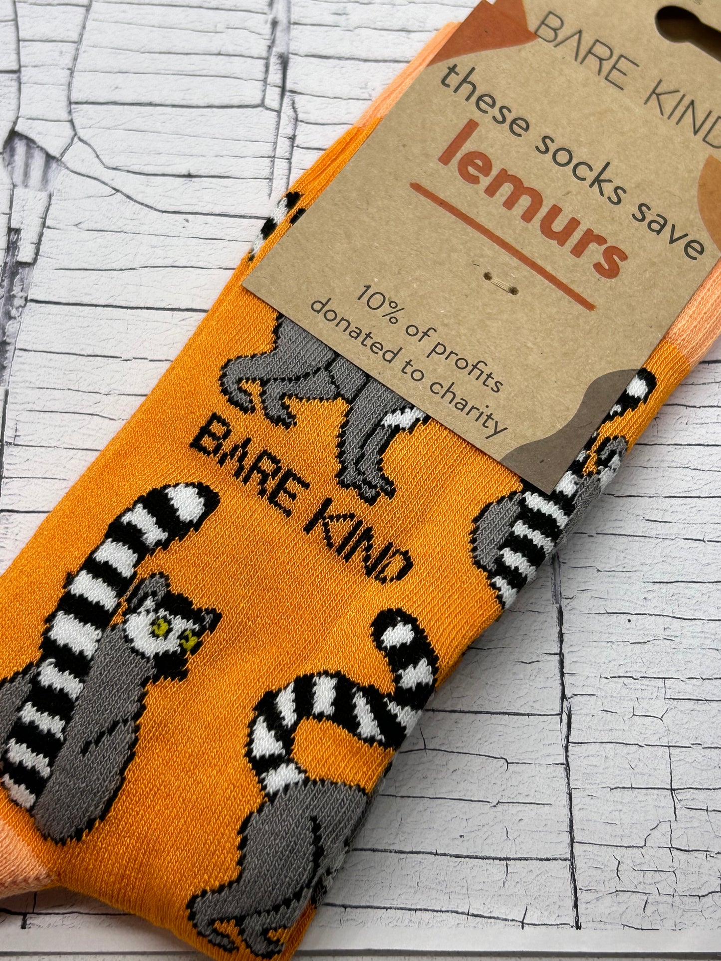 Lemur socks - Eve & Flamingo