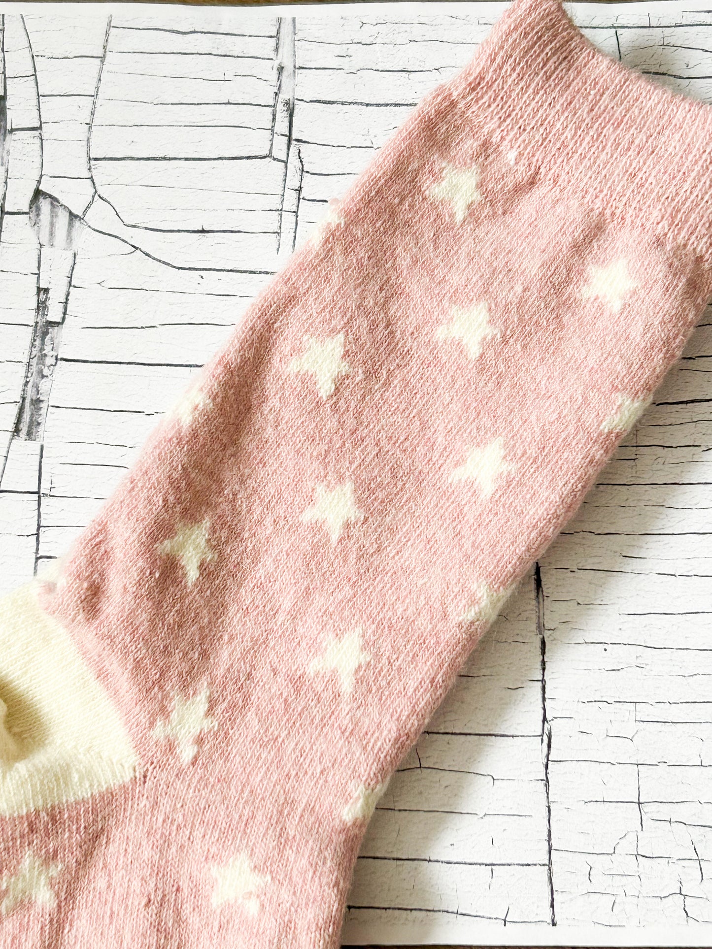 Pink Star Socks