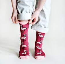 Flamingo red socks - Eve & Flamingo