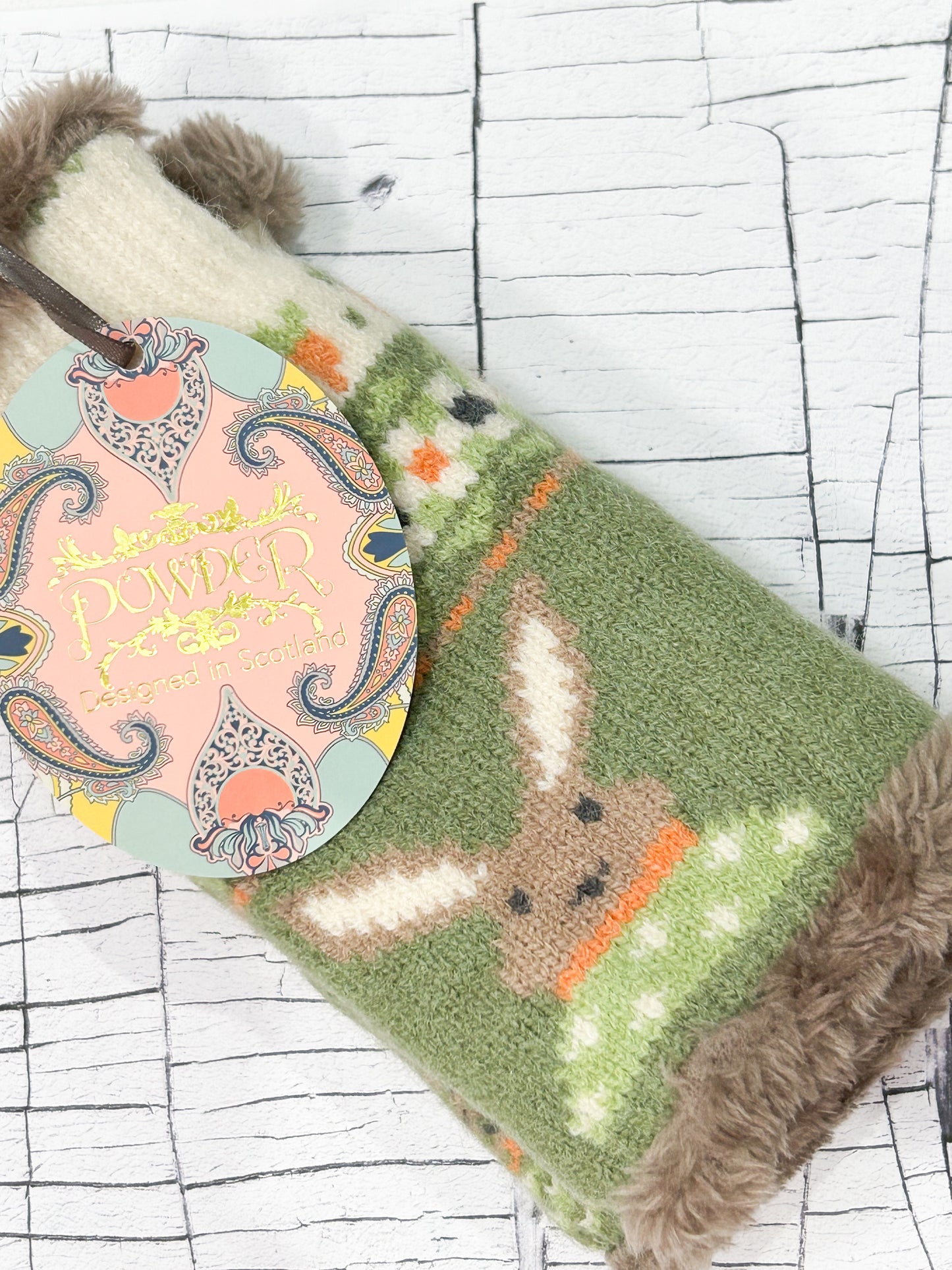 Ladies Wrist Warmers - Bunny and Carrot