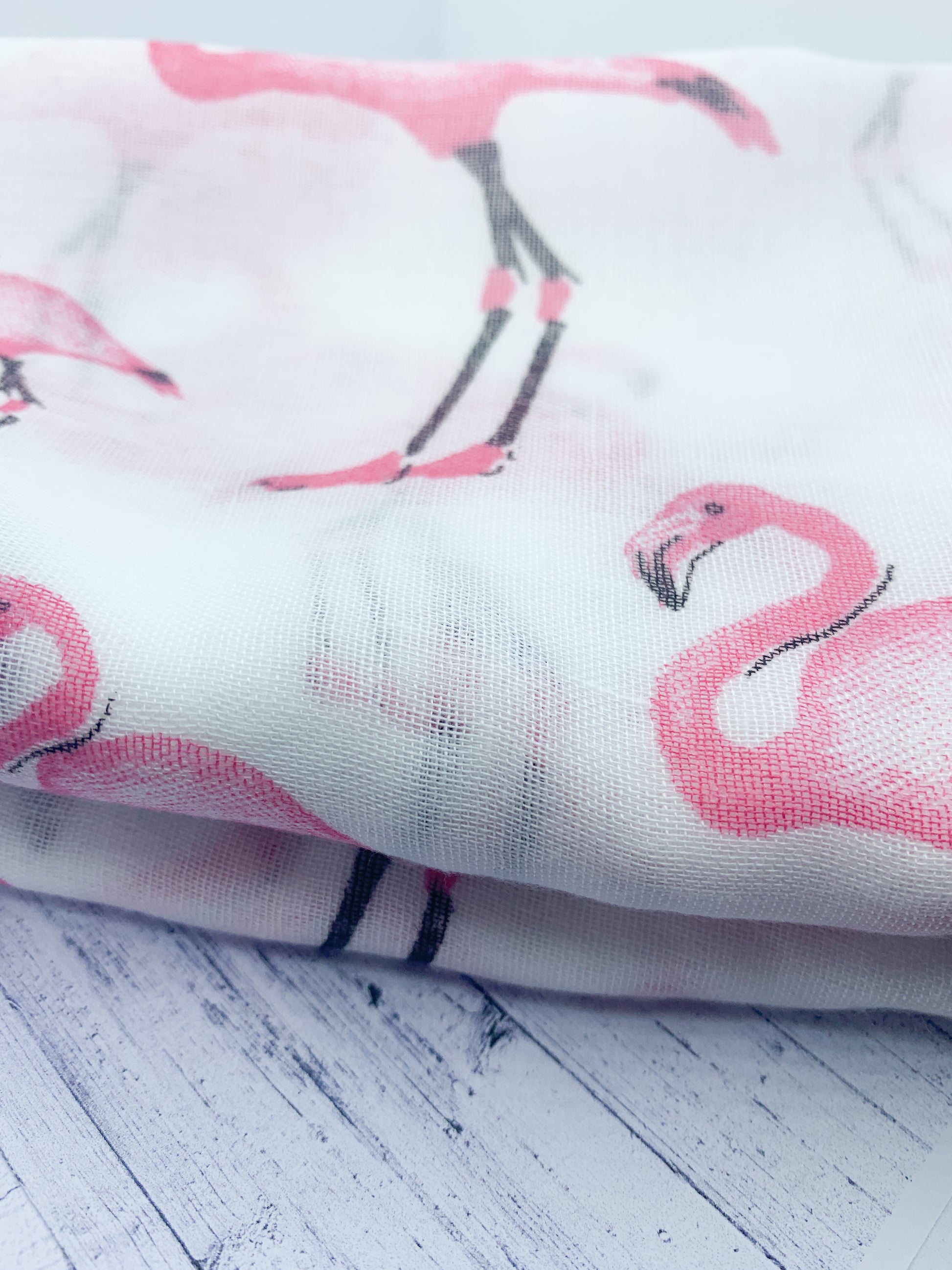 Large print Flamingo scarf - Eve & Flamingo