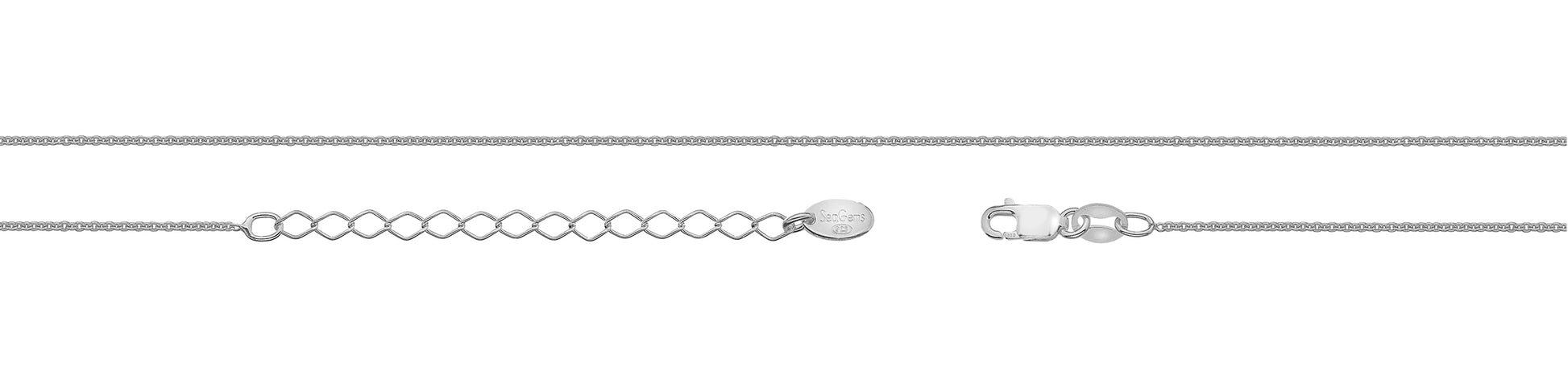 Silver Origins Sterling Silver Extender chain