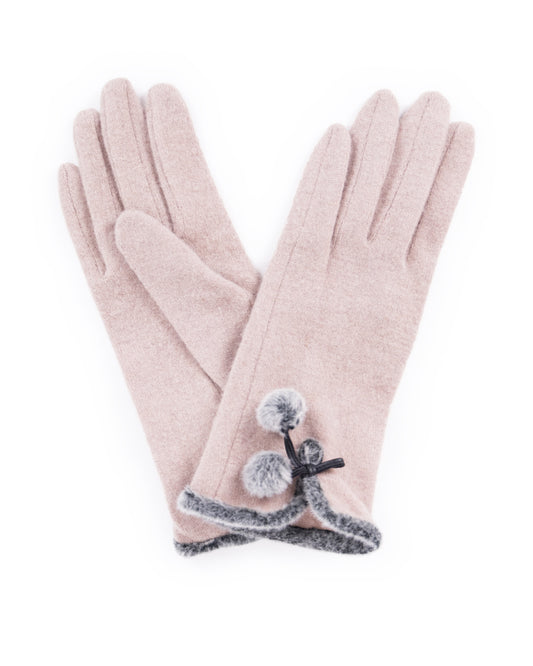 Powder Betty Wool Gloves - Camel - Eve & Flamingo