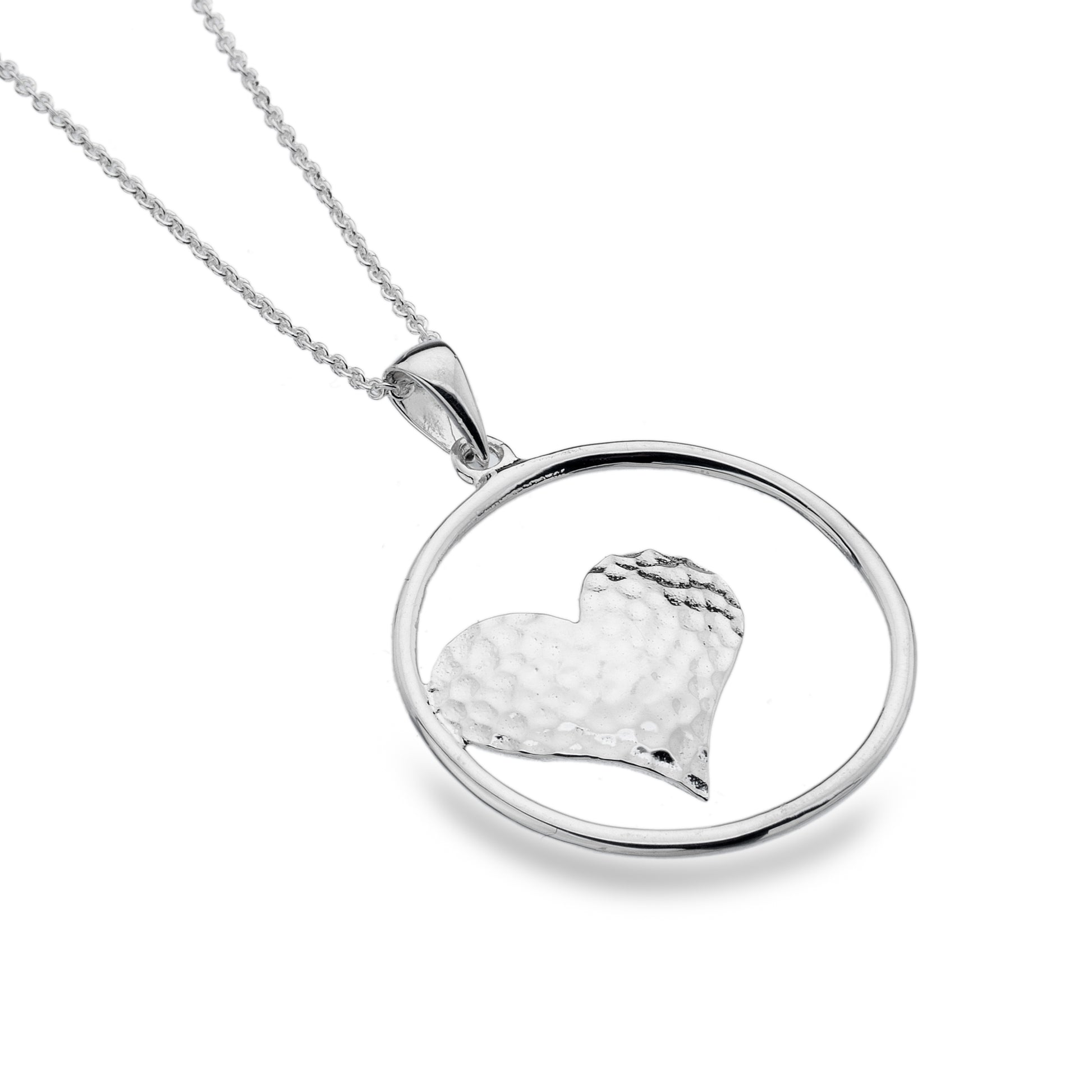 Sea Gems enclosed heart pendant