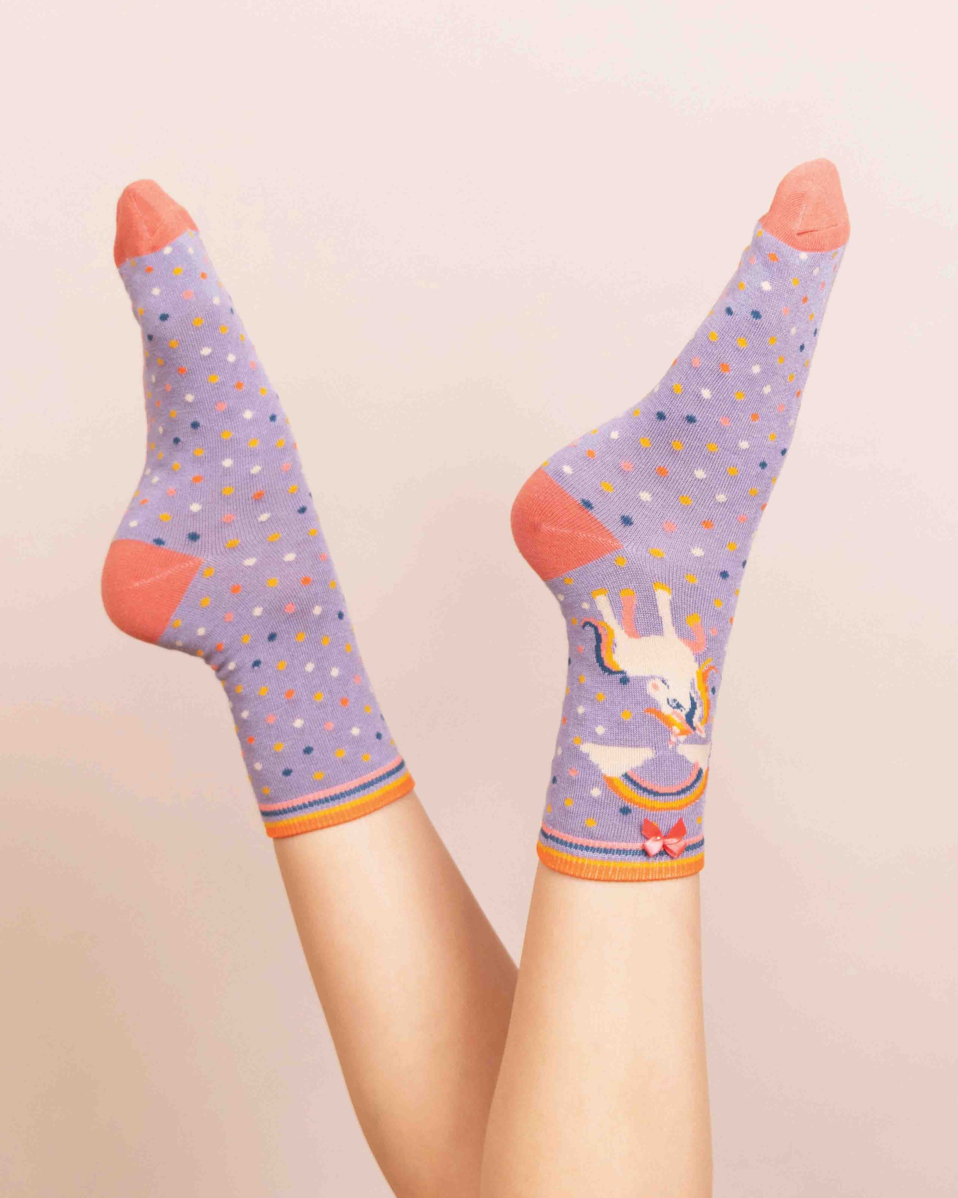Powder Unicorn Ankle Socks - Eve & Flamingo